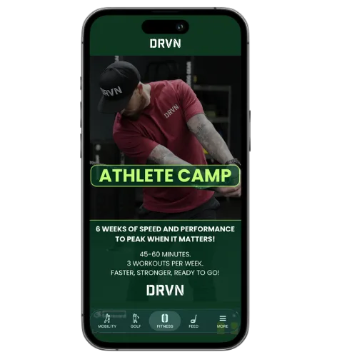 Athlete Camp program in the DRVN App