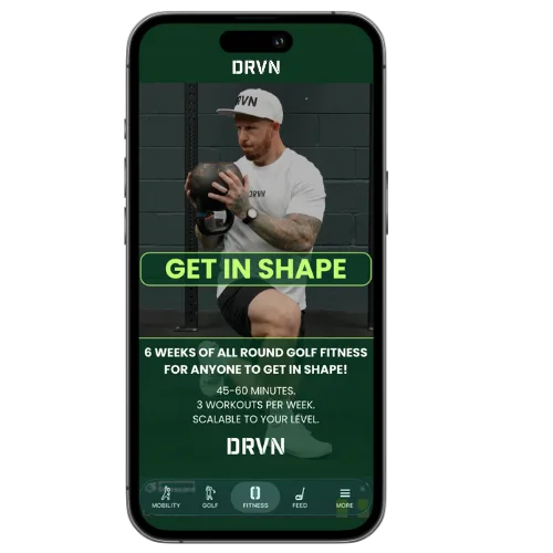 Get In Shape program in the DRVN App
