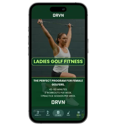 Ladies Golf Fitness program in the DRVN App