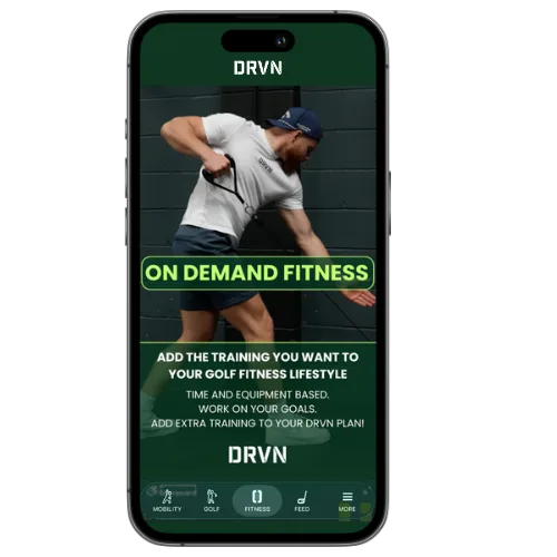 On Demand Fitness program in the DRVN App