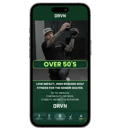 Over 50's program in the DRVN App