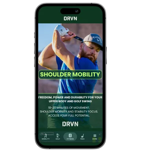 Shoulder Mobility program in the DRVN App