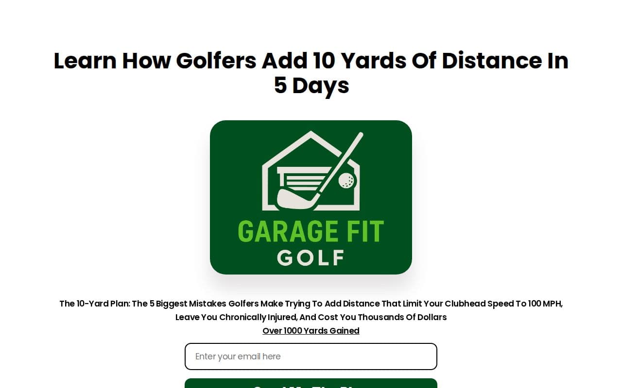 10-Yard Plan