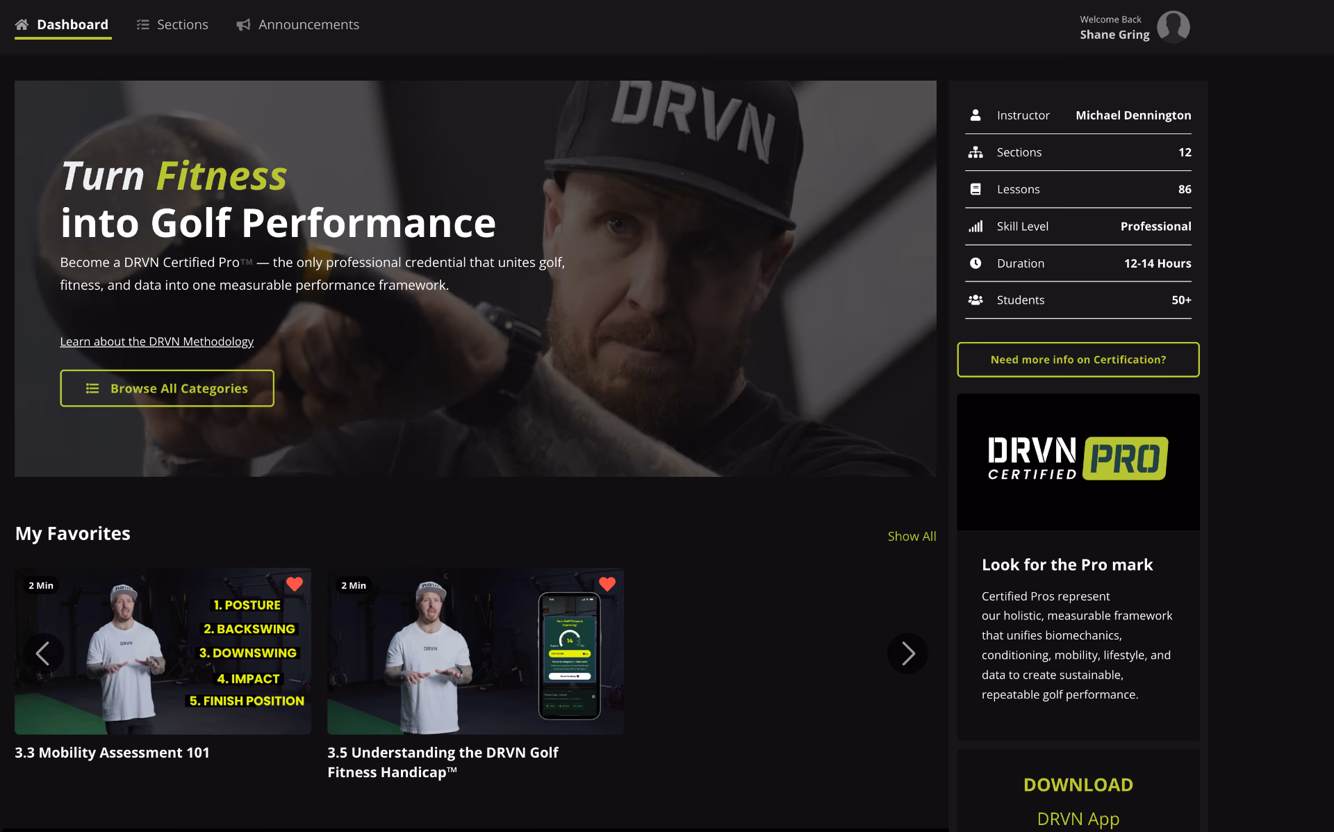DRVN PRO Dashboard