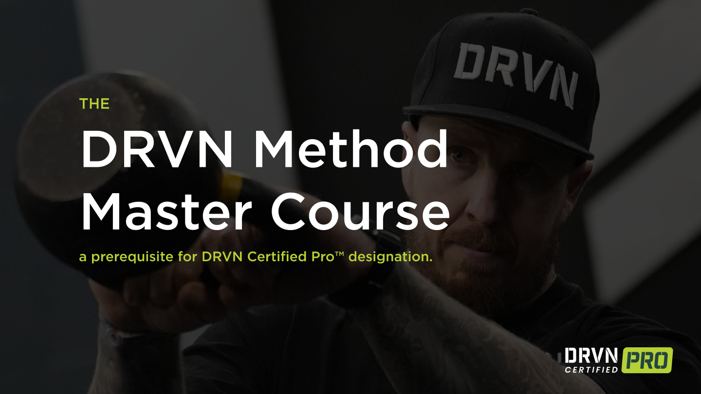 DRVN Method™ Master Course — professional golf fitness coaching system